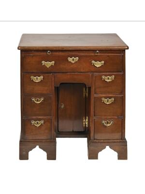 George II Mahogany Kneehole Desk