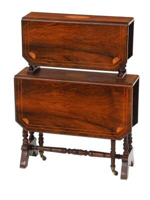 WhatsApp Image 2026-03-07 at 12.29.41 AM (1) Regency Style Mahogany Two-Tier Canterbury Magazine Stand (19th Century Inspired)