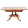 Antique Regency Mahogany Sofa Table with Brass Casters