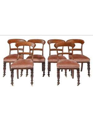 WhatsApp Image 2026-03-07 at 12.29.41 AM Antique c.1825 Fine Quality Set of 6 Mahogany Dining Chairs – 19th Century