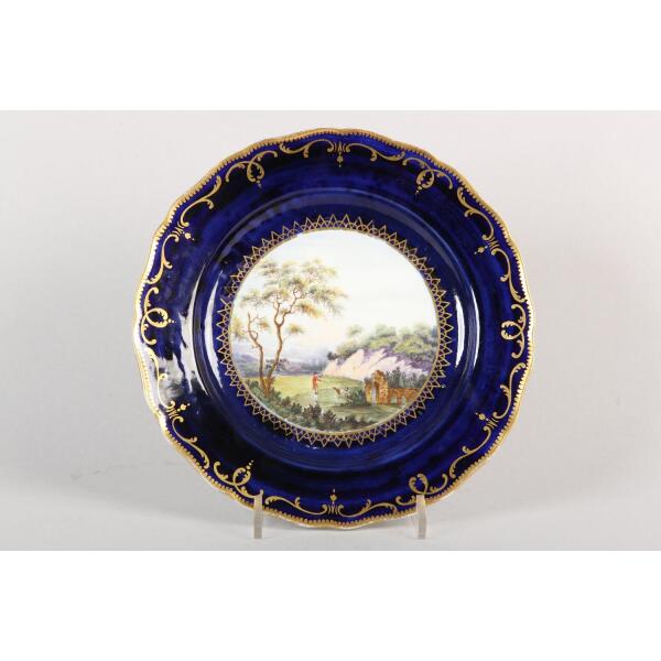 Early 19th Century Porcelain Plate by William Billingsley