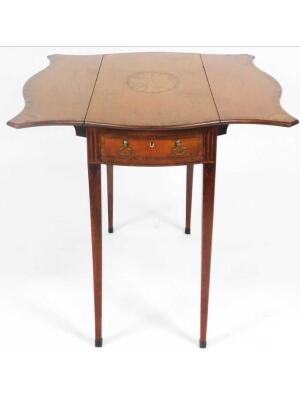 WhatsApp Image 2026-03-11 at 2.56.56 PM (6) Hepplewhite Mahogany Pembroke Table