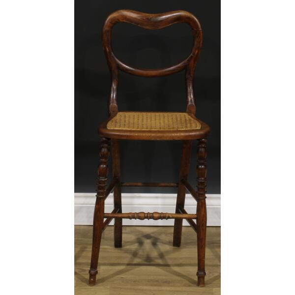 Victorian Rosewood Balloon Back Childs Chair