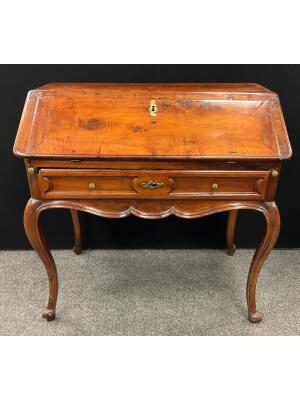 Louis XV Walnut & Cherry Sloping Desk
