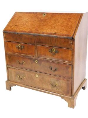 WhatsApp Image 2026-03-11 at 2.56.58 PM (1) 18th Century English George ll Elm and Walnut Bureau