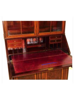 Sheraton Revival Edwardian Mahogany Cabinet