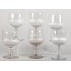 Set Of Six Large 19th Century Wine Glasses