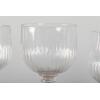 Set Of Six Large 19th Century Wine Glasses